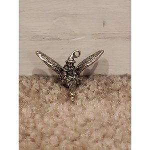 Vintage Reed & Barton Mother Goose Silver Plated Charm Pendant for Necklaces